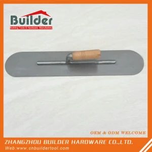 Concrete Tool Carbon Steel 0.7mm Flat Mirror Polished Wood Handle ODM MOQ10 1Y - Zhangzhou Builder Hardware Co., Ltd. - China