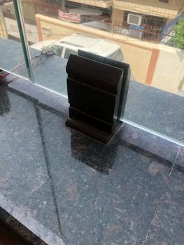 Hotel Modern Toughened Glass Railings Color Silver Appearance Modern Glass Thickness 5 mm Brand Ajay Enterprises Usage/Application - Ajay Enterprises - India