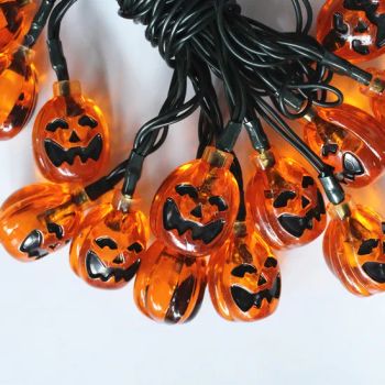 Garden Decorative Solar Pumpkin Lights LED Halloween String Lights - Ningbo Chain-Home Machinery Co., Ltd. - China