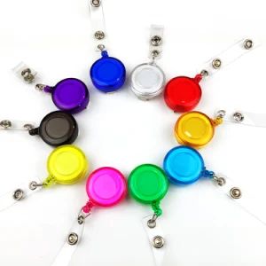 Hot Sale in Amazon Custom Plastic Clear Translucent Retractable Badge Reel Alligator Clip - Zhongshan Xiaolan Lianxin Gifts & Arts Factory - China