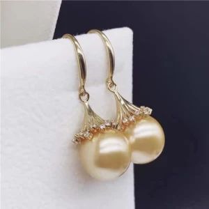 Semi-Finished Earrings 18K Gold Accessories Pearl Stud Earrings Jewelry Women Hot Sale Pearl Earrings Accessories - Wuzhou Changzhou Fengzuan Jewelry Shop - China