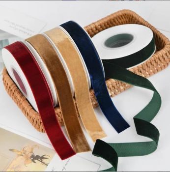 100% Polyester Velvet Ribbon for Gift Wrapping, Hair Bows Making, Wreaths, Wedding and Christmas Party Decoration DIY - Ningbo Roff Industry Co., Ltd - China