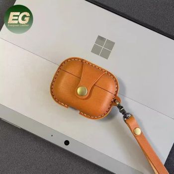 Ea538 Vegetable Tanned Leather 3 Cover Bling 4 Luxury Cases Wholesale Cute 2ND Gen PRO 2 Rhinestone Designer Airpod Case - Guangzhou Evergreen Leather Goods Co., Ltd. - China