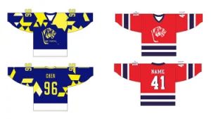 Factory Price Cheap Unique Different Name Number Hoodie Hockey Jerseys Tackle Twill USA Team Ice Hockey Jersey with Custom Design Logo - Dephens Sporting Goods Limited - China