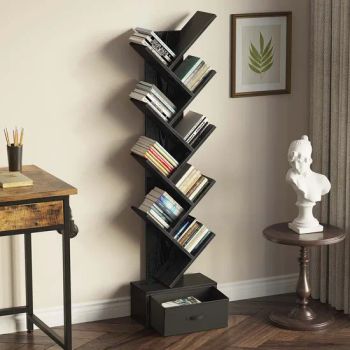 9 Shelf Tree Bookshelf, Wooden Bookshelves Storage Rack - Globecarve Co., Ltd. - China