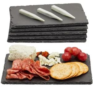 6 Pack Stone Plates Mini Natural Slate Charcuterie Boards - Market Union Co. Ltd. - China