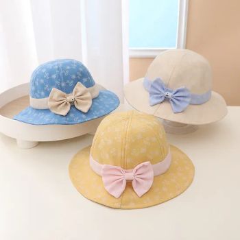 Wholesale Low MOQ Pink All Colors Kids High Quality Short Brim Bucket Hats - Sharewin(Yangzhou) Import and Export Co., Ltd. - China
