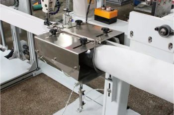 Automatic Juki 1261 Chain Stitch Sewing Machine Making Bag Filter Sleeve - Changzhou Shanqiu Machinery Equipment Co., Ltd. - China