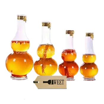 750ml Gourd Shape Ginseng Wine Glass Bottle for Spirit - Guangzhou Jweet Co., Limited - China