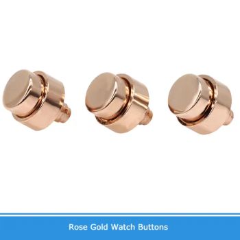Rose Gold Push Button for Watch and Precision Clock Watch Spare Part OEM Watch Metal Parts Factory - Huizhou SNIPPIN Hardware Products Co., Ltd. - China