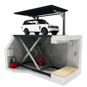 5t Auto Parking Lift Car Parking Lifter Scissor Lift - Jinan Tuhe Heavy Industry Machinery Co., Ltd. - China