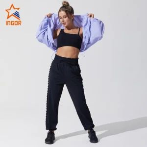 Ingorsports High Quality Womens Yoga Outfits Sweat Suits Factory Custom Gym Wear Workout Sets High Waist Leggings Sports Bra Jogging Wear - Guangzhou Ingor Sportswear Co., Ltd. - China