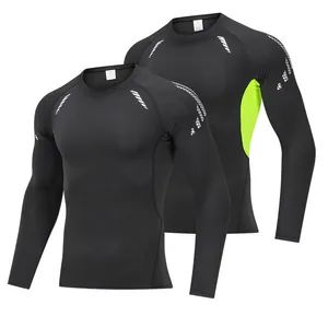 Tights Men s Sports Breathable Cycling Training Long Sleeve Stretch Running Bottomed Quick Drying Clothing Sportswear - Market Union Co. Ltd. - China