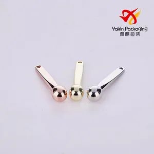 Round Ball Cosmetic Metal Cream Spatula for Eye Massage Length 51mm MOQ 3000PCS Origin China Weight 13.5g Gender Female Diameter - Shaoxing Shangyu Yakin Packaging Co., Ltd. - China