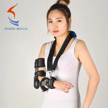 Wholesale Adjustable Hinged Elbow Brace Fixation Rehabilitation Arm Support - Anping Shiheng Medical Instruments Co., Ltd. - China