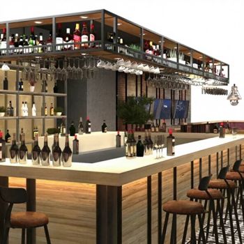 Elegant Solid Wood Hanging Wine Glass Rack for Home - Guangdong Wine Decoration Warehouse Cellar Engineering Co., Ltd. - China