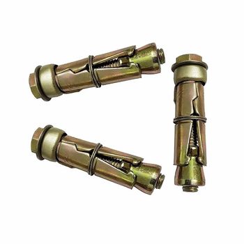 Brass M12 Anchor Fasteners, Length: 4.0 Inch Standard ISO Length 4.0 inch Material Grade Brass Coating Anti-corrosion - Maheshwari Solar Solution - India