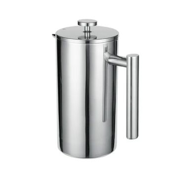Amazon Hot 304 Ss French Press Pot Espresso Coffee Maker Origin China Style Simple Color as Shown Brand Ecocoffee Sample - Hefei Ecocoffee Co., Ltd. - China