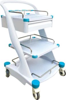 Stainless Steel Medical Trolley Scalloped Cart Medical Instrument Hospital Trolley - Hefei MT Medical Co., Ltd. - China