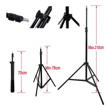 300cm Photo Studio Video Film Portrait Photography Light Stand for Relfectors, Softboxes, Lights, Umbrellas, Backgrounds - Shenzhen Sufia Technology Co., Ltd. - China