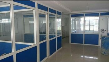 Aluminium Partition Work, in Delhi Ncr, Commercial Material all Usage/Application all Type Of Location Commercial Service Location/City Delhi - Aditya Raj Contractors - India