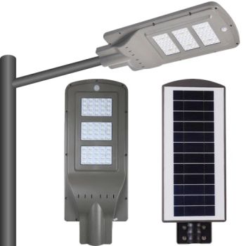 Waterproof 100W Panel All in One Sensor Power Pole Wall Outdoor LED Street Solar Light Lamps for Home - Jinhua SunMaster Solar Co., Ltd. - China