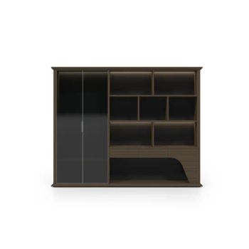 Hot Sale CEO Boss Office Desk Furniture Wooden Vertical Filing Cabinet with Shelves Office Cupboard - Foshan Comfort Furniture Co.,Ltd - China