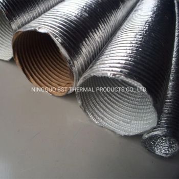 Heatshield Heat Protection Aluminum Fiberglass Corrugated Conduits - NINGGUO BST THERMAL PRODUCTS CO., LTD. - China