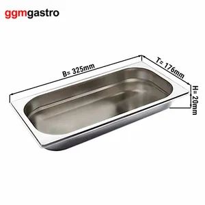 Stainless Steel Food Container/ Gelato Ice Cream Pan Origin China Lid with Lid HS Code 94032000 Lead Time 30 Days Model NO. - GGMGASTRO (QINGDAO) INTERNATIONAL CO., LTD. - China