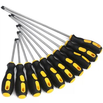 Wholesale Household Maintenance Phillips Screwdriver PP Handle Slotted Screwdriver CRV Magnetic Dual Purpose Screwdriver - Zhangjiagang Dongzhen Hardware Tools Co. Ltd. - China