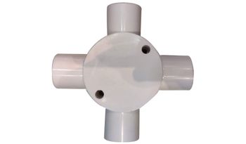 PVC Conduit Fitting, Size: 20 mm Size 20 mm Weight 50gm Material PVC Head Shape Round Usage/Application Electrical - Tulsi Industrial Material & Cables - India