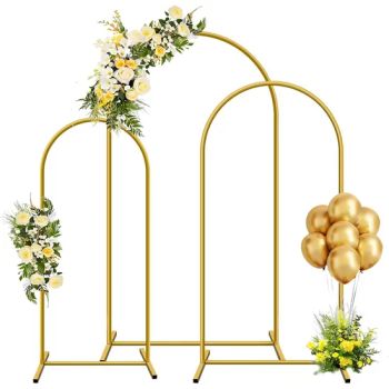 Balloon Artificial Flower Garden Wreath Metal Stand Arch for Birthday Wedding Decorations - Guangzhou Goldstar Import and Export Company Limited - China