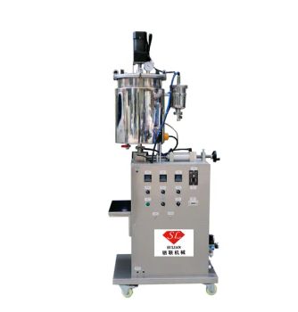 Lip Gloss and Shoe Polish Mascara Vacuum Filling Cosmetic Machine with Pressure and Heating - Guangzhou Silian Machinery Co., Ltd. - China