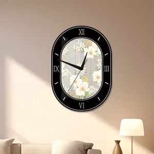 Battery Powered Oval Shape Corner Wall Clock Acrylic Wall Clock - Xiamen JieMiGao Import and Export Trading Co., Ltd - China