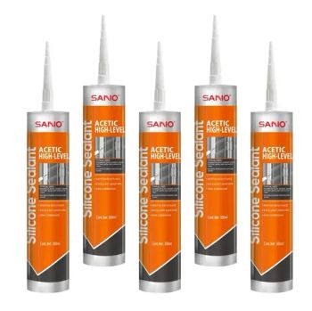 Sanvo General Purpose Acetic Factory Best Silicone Sealant for Aquariums Other Adhesives Cartridge Ex181 300ml Volume - Guangdong Sanvo Holdings Co.,Limited - China
