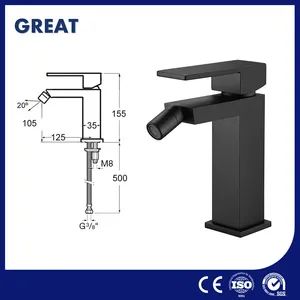 Great Chrome Bidet Faucets Factory Custom Double Handle Bidet Tap China Gl8207bl82 Bidet Faucet Hotel Bidet Faucet Mixer - Ningbo Great Manufacture & Trading Co., Ltd. - China