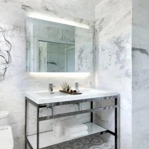 Rectangle Style Luxury Hotel LED Bathroom Illuminated Salon Mirror - Xintai Belinda Company Limited - China