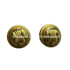 Custom Gold Buttons Uniform/Clothes/Apparel/Garment Accessories High-Quality Metal Button - Shanghai China Commandos Co., Ltd. - China