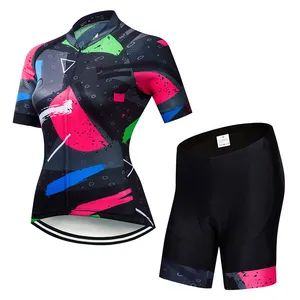 Women Cycling Suits Sports Racing Trousers and Shirts Athletic Wear - Xiamen Richtex Garments Co., Ltd - China