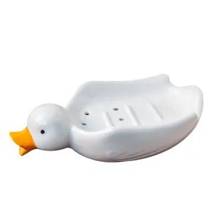 Ceramics Duck Styling Soap Dishes Holder Esg27379 - Ningbo Easyget Co., Ltd. - China