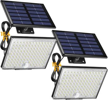 Solar Outside Lights LED Outdoor Flood Lights Dusk to Dawn Security Light - Guangzhou Ivey Electronics Co., Ltd - China