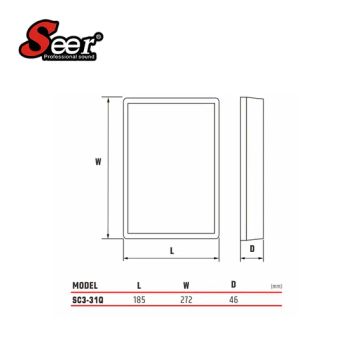 Hot Sale Ceiling Series Wall-Mounted Home Theater Classroom Concert Stage Speakers - Guangzhou Seer Audio Co., Ltd. - China