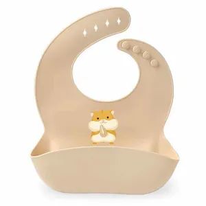 Supplies Silicone Bib Spoon Bowl Baby Waterproof Silicone Bib - Xiamen Neway Rubber & Plastic Products Co., Ltd. - China