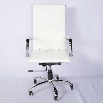 Commercial Furniture Office Table Chair Set Swivel Leather Chair with Metal Base - Langfang Fancy Furniture Co., Ltd - China