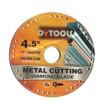 Vacuum Diamond Cutting Saw Blade for Cutting Tools Long Life 5000+ Model NO. DY-10 HS Code 82023910 Looking UV Print Application Metal - DONGYAN INTERNATIONAL CO., LTD. - China