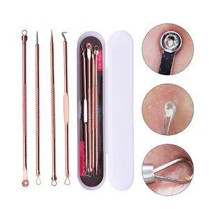 Blackhead Comedone Acne Pimple Blackhead Remover Tool Spoon for Face Skin Care Tool Needles Facial Pore Cleaner - Yangjiang Jinqi Household Products Co., Ltd. - China