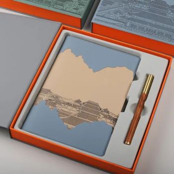 Luxury Lined Hardcover Notebook - PU Leather Executive Planner - Wenzhou Creative Paper Co., Ltd. - China
