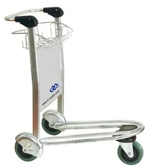 Airport Stainless Steel Popular Luggage Trolley Service Life 20 HS Code 87168000 Model NO. GZ1-250 Authentication SGS Origin Hubei, - Hubei Space Double Rhombus Logistics Technology Co., Ltd. - China
