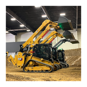 CAT 299D3 track skid steer loader for earthmoving and construction applications high performance compact machine with strong breakout force and excellent maneuverability on rough job sites - SATTER FOOD AND BEVERAGE - Netherlands