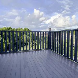 16. Factory High Quality Aluminum Fence Garden Balcony Metal Security Balustrade Railing Aluminium Stair Railing New Style Railing Posts Fence - Chengdu Shufeng Doors and Windows Co., Ltd. - China